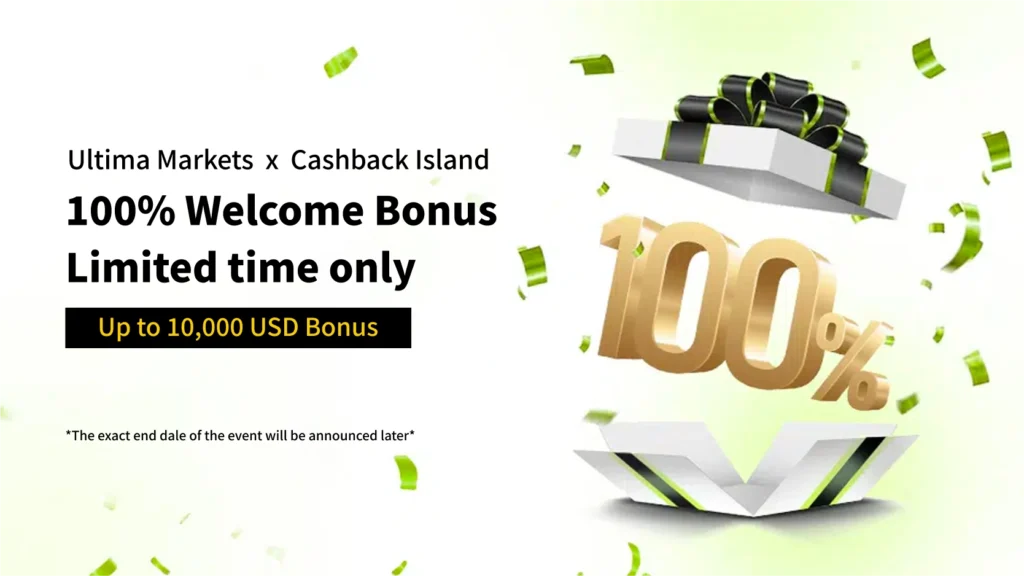 Ultima Markets Limited-Time 100% Welcome Bonus, Earn Up to $10,000 Bonus!