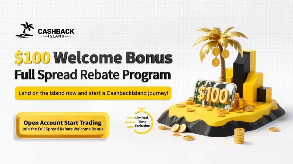 【Limited-Time Exclusive】Hantec Markets x Cashback Island Welcome Gift: Trading Spread Rebate Up to $100